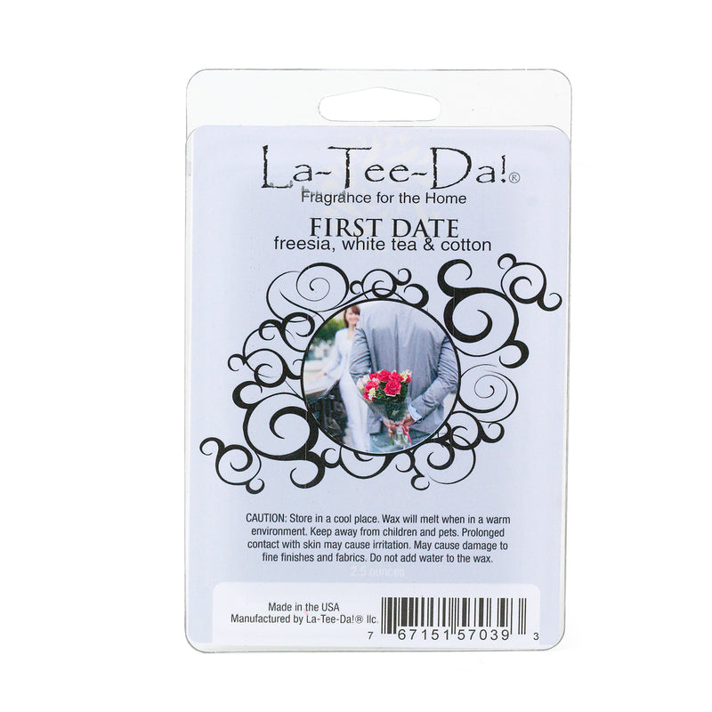 Wax Melt - First Date - Freesia, White Tea & Cotton - 2.5 oz